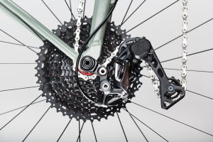 black bicycle 11speed cassette with switch chain closeup accessories bike repair tuning 94046 10431