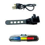 چراغ عقب شارژی پلیسی دوچرخه اورتگا