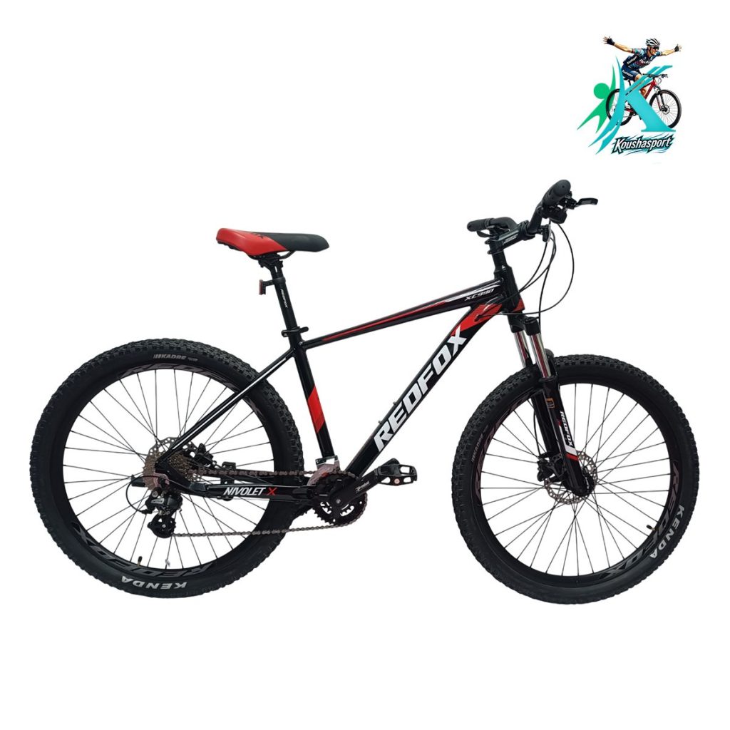 دوچرخه کوهستان ردفوکس مدل XC990 سایز 27.5 آلومینیوم 16 دنده مشکی سفید