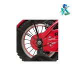 دوچرخه کودک پسرانه روکستر مدل 1204 سایز 12 بدنه استیل قرمز مشکی - Image 3