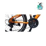 دوچرخه کوهستان روکستر سایز 24 بدنه استیل 21 دنده نارنجی مشکی