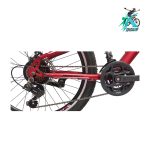 دوچرخه کوهستان روکستر سایز 24 بدنه استیل 21 دنده قرمز مشکی