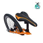 دوچرخه کوهستان روکستر سایز 27.5 بدنه استیل 21 دنده نارنجی مشکی