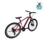 دوچرخه کوهستان روکستر سایز 27.5 بدنه استیل 21 دنده قرمز مشکی