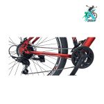 دوچرخه کوهستان روکستر سایز 27.5 بدنه استیل 21 دنده قرمز مشکی