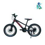 دوچرخه نوجوان روکستر سایز 20 بدنه استیل 21 دنده مشکی قرمز