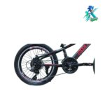 دوچرخه نوجوان روکستر سایز 20 بدنه استیل 21 دنده مشکی قرمز