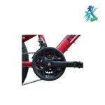 دوچرخه نوجوان روکستر سایز 20 بدنه استیل 21 دنده مشکی قرمز