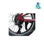 دوچرخه نوجوان روکستر سایز 20 بدنه استیل 21 دنده مشکی قرمز