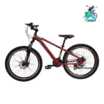 دوچرخه کوهستان روکستر سایز 26 بدنه استیل 21 دنده مشکی قرمز