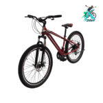 دوچرخه کوهستان روکستر سایز 26 بدنه استیل 21 دنده مشکی قرمز