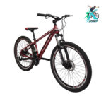 دوچرخه کوهستان روکستر سایز 26 بدنه استیل 21 دنده مشکی قرمز